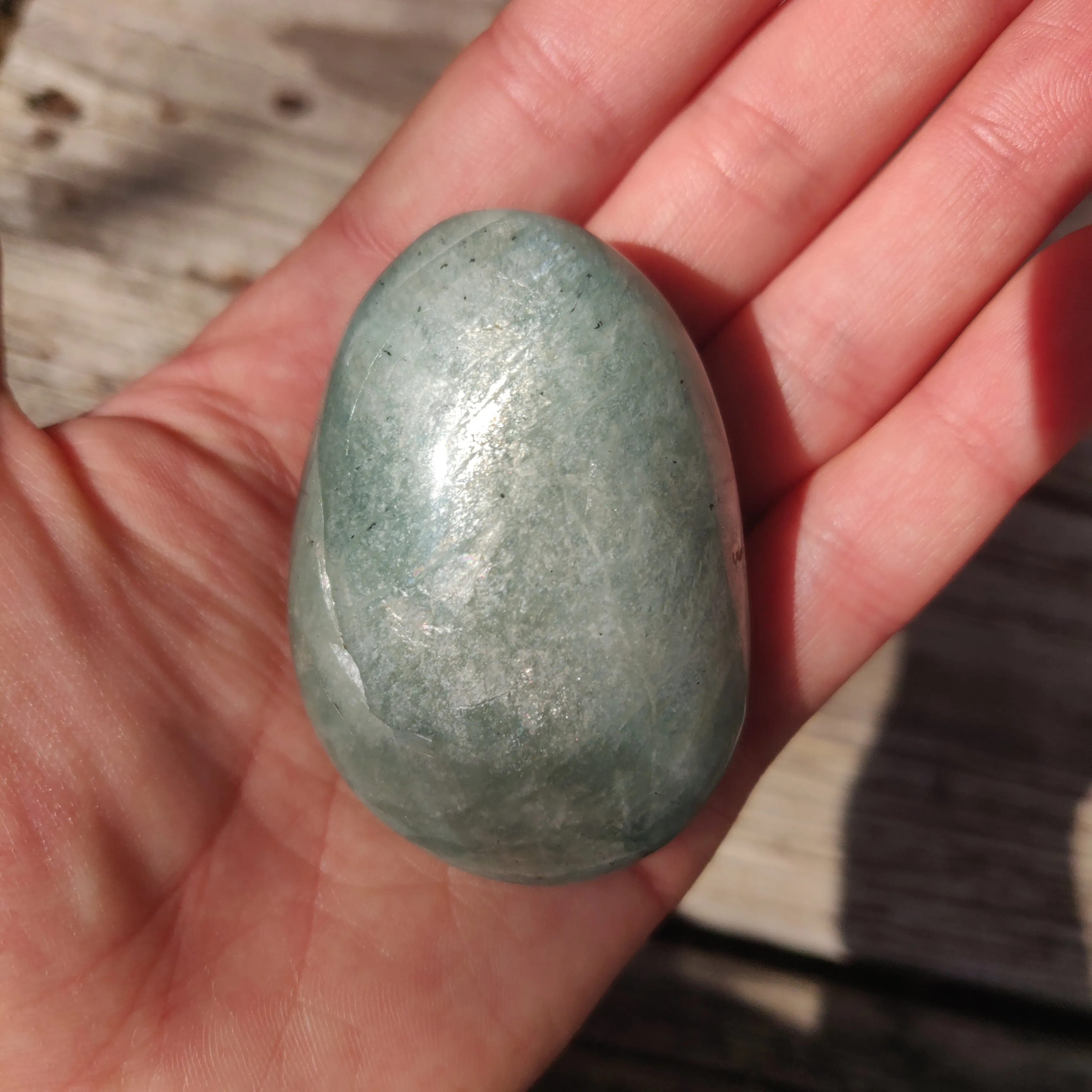 Amazonite Palm Stone (#13)