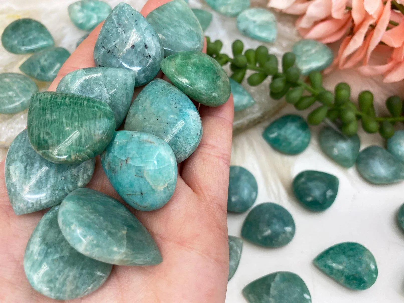 Amazonite Tear Drops