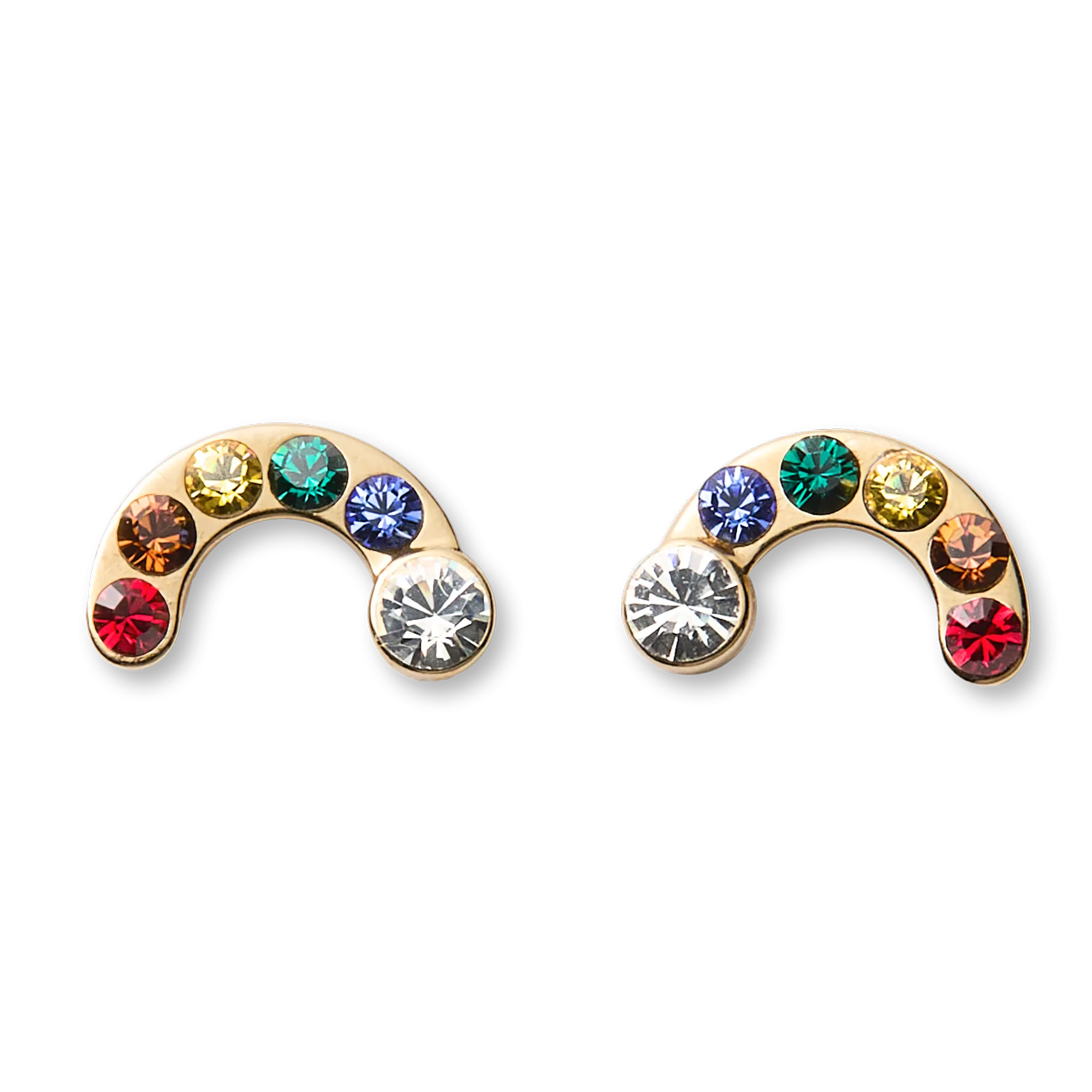 American Girl® x Stephanie Gottlieb Radiant Rainbow Stud Earrings for Girls