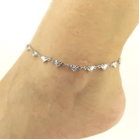 Amore Stainless Heart Anklet