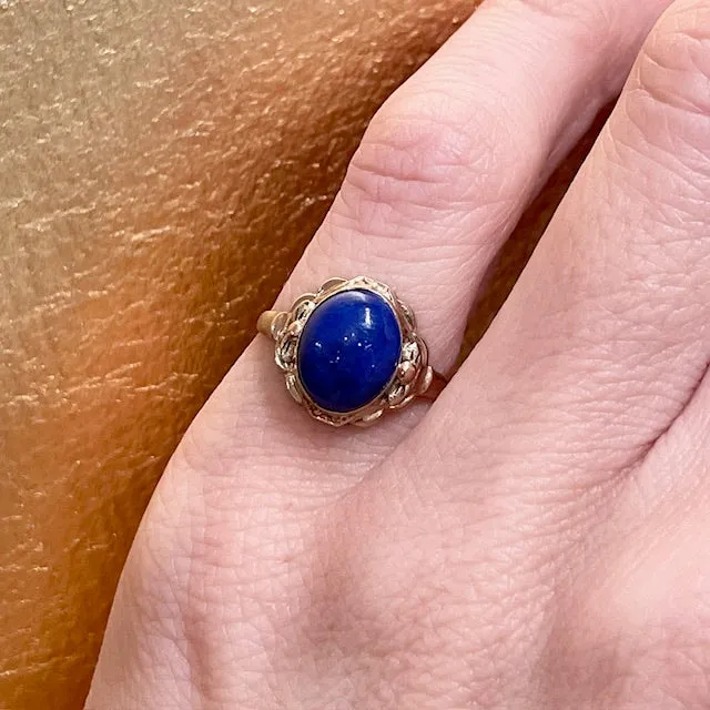 Antique Lapis Ring