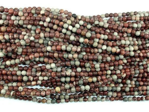Artistic Jasper Beads, Chohua Jasper, 4mm (4.5mm)