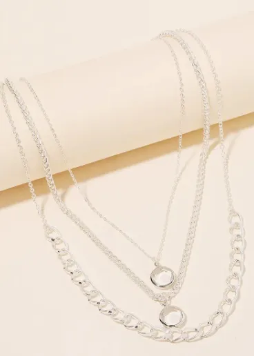 Assorted Layered Chain Necklace