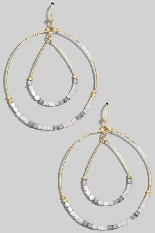 Bailey Layered Dangle Earrings (4 Colors!)