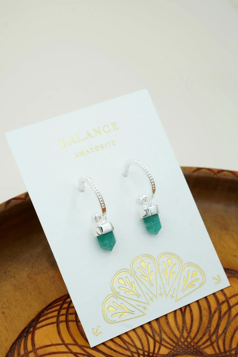 Balance Intention Hoops - Silver