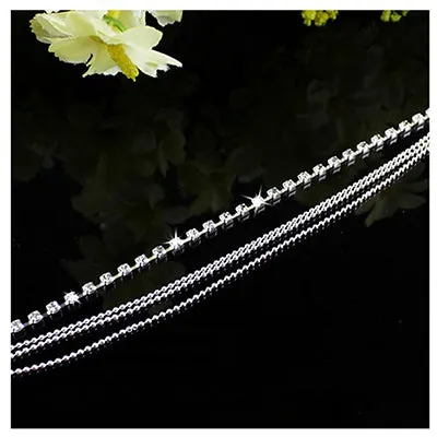 Bohemian Crystal Beads Multilayer Chain Anklet