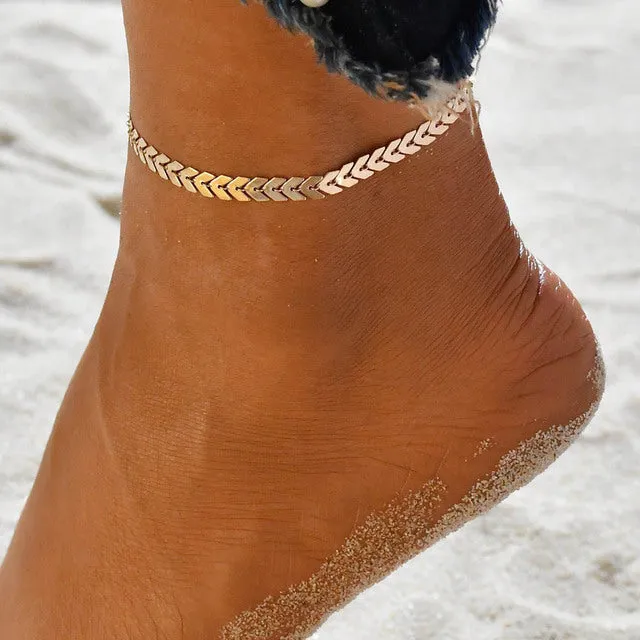 Bohemian Heart Anklets For women