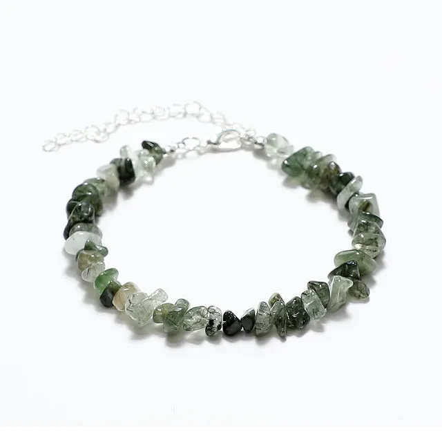 Bohemian Natural Stone Bead Anklet Bracelet