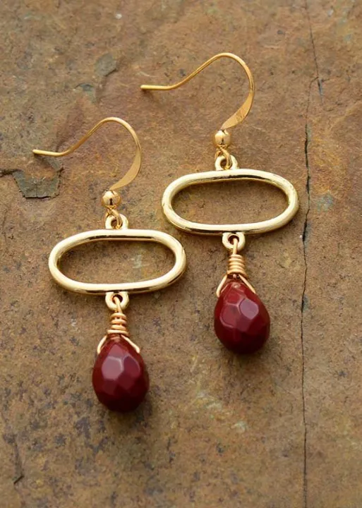 Boho Dangle Beads Earrings