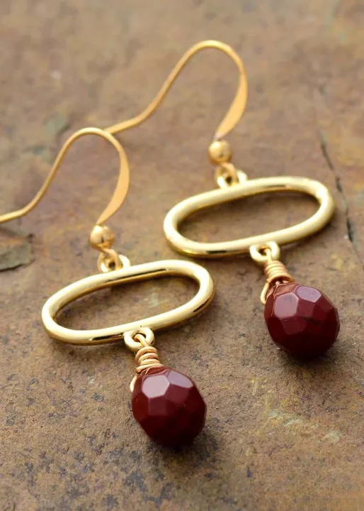 Boho Dangle Beads Earrings