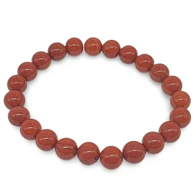 Bracelet -Red Jasper -8mm