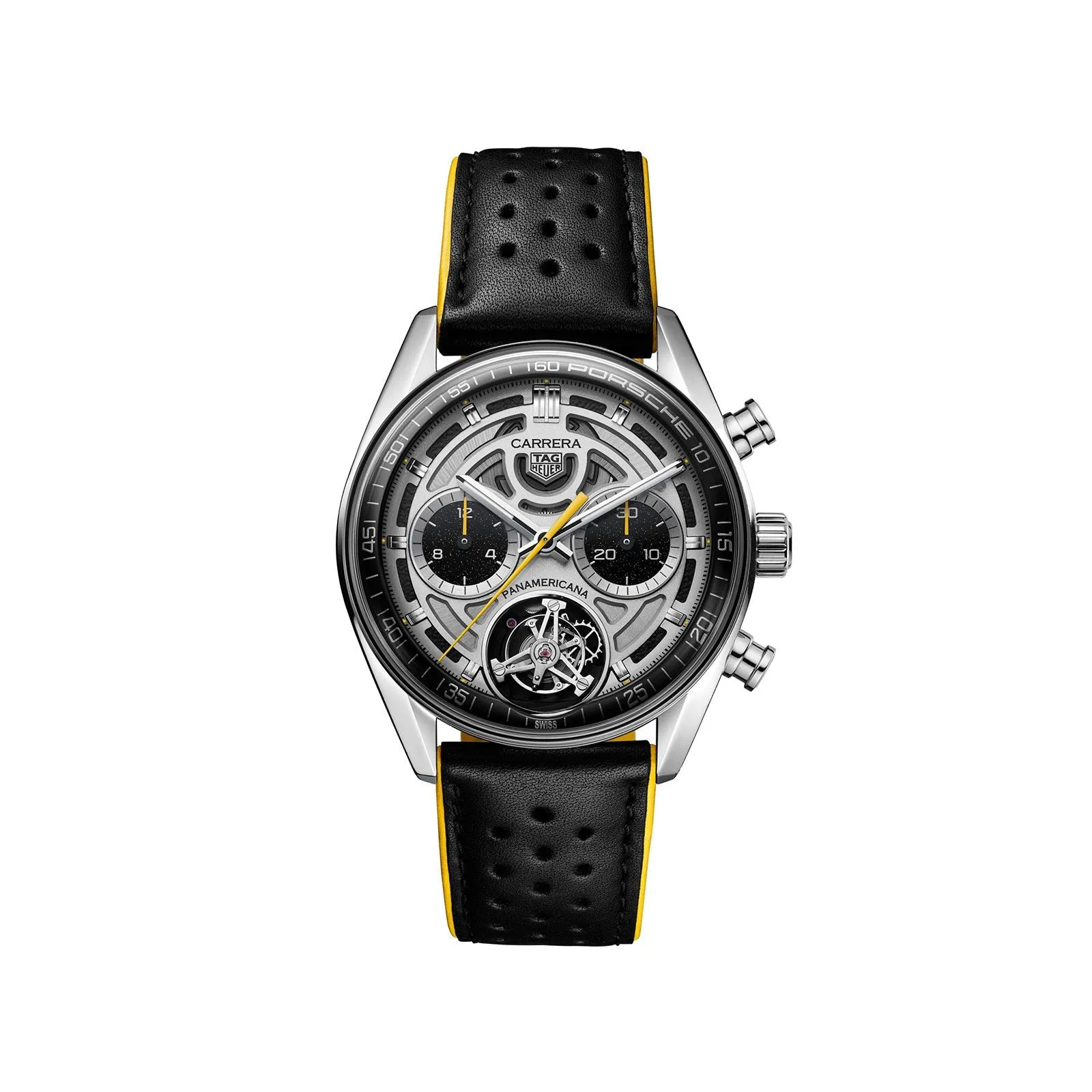 Carrera Chronograph Tourbillon X Porsche Panamerica Calibre TH20-09 42mm CBS5012.FC6571