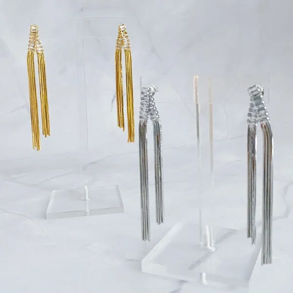 Chain Waterfall From Shine Earrings