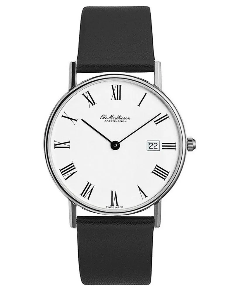Classic Series Watch with Date by Ole Mathiesen