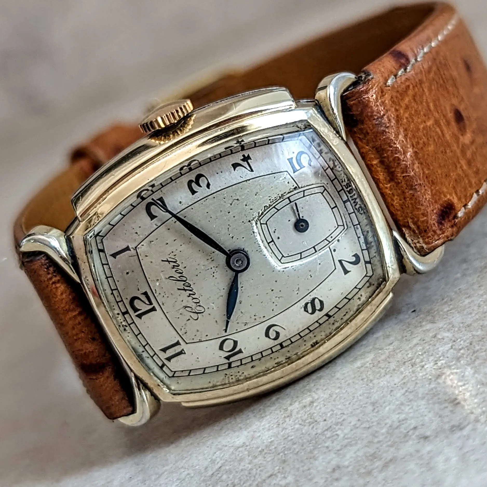 CORTEBERT Wristwatch 17 Jewels Cal. 665 Swiss Made Mechanical Watch