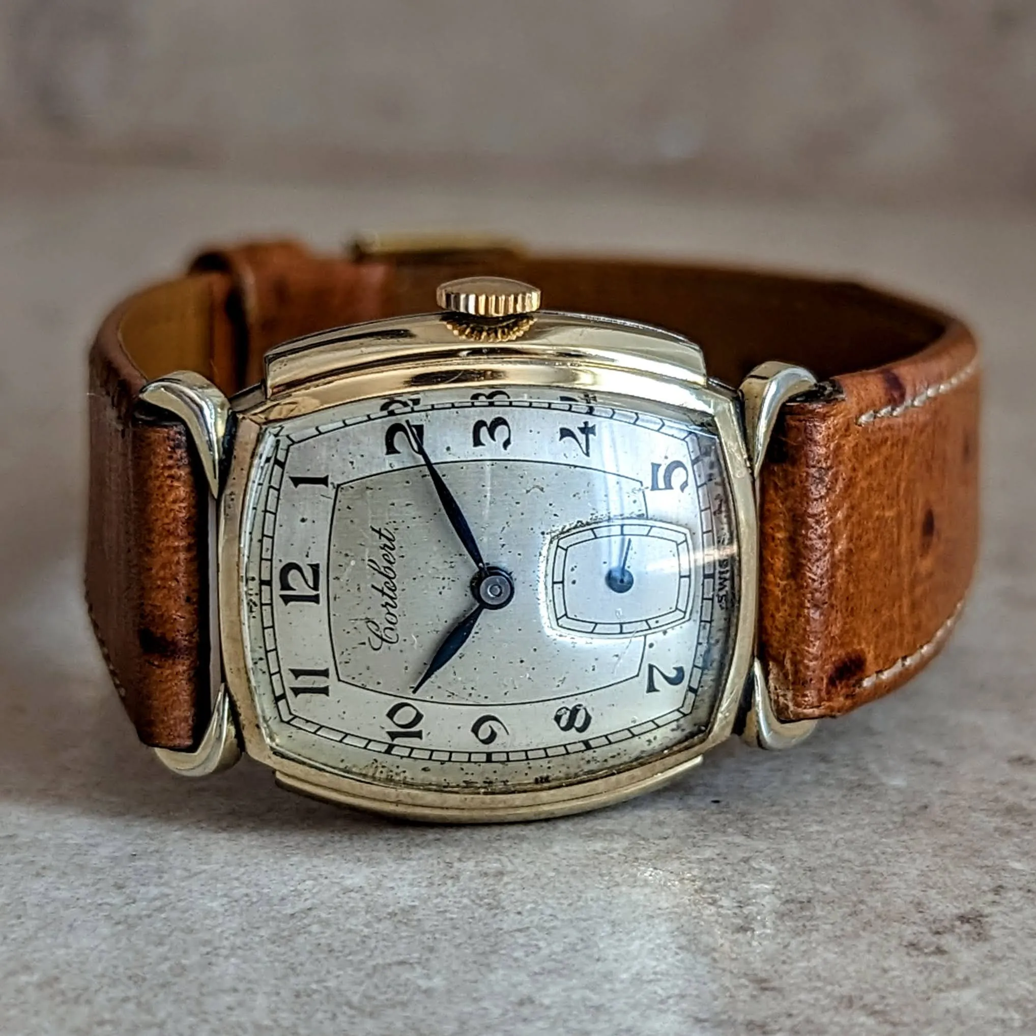 CORTEBERT Wristwatch 17 Jewels Cal. 665 Swiss Made Mechanical Watch