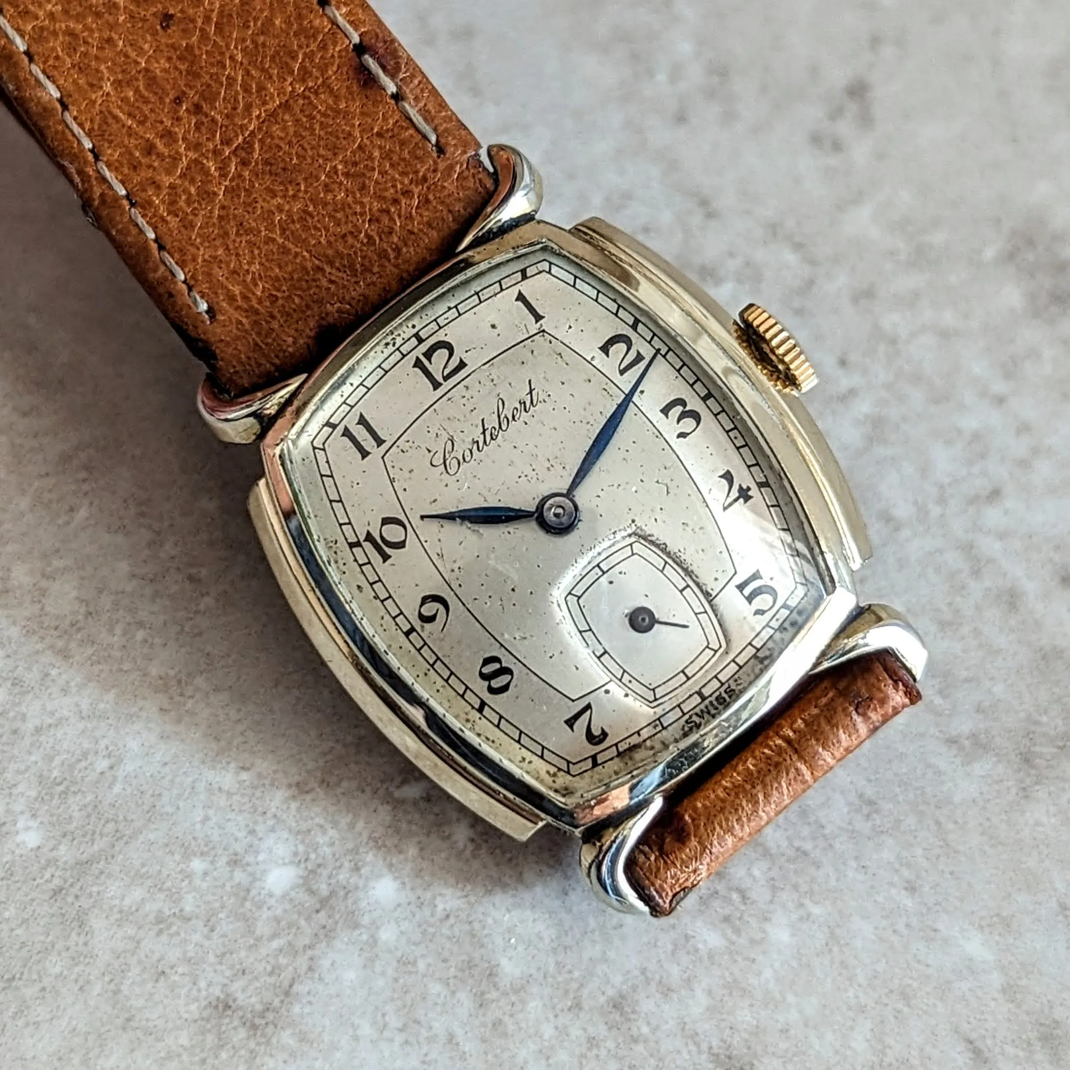CORTEBERT Wristwatch 17 Jewels Cal. 665 Swiss Made Mechanical Watch