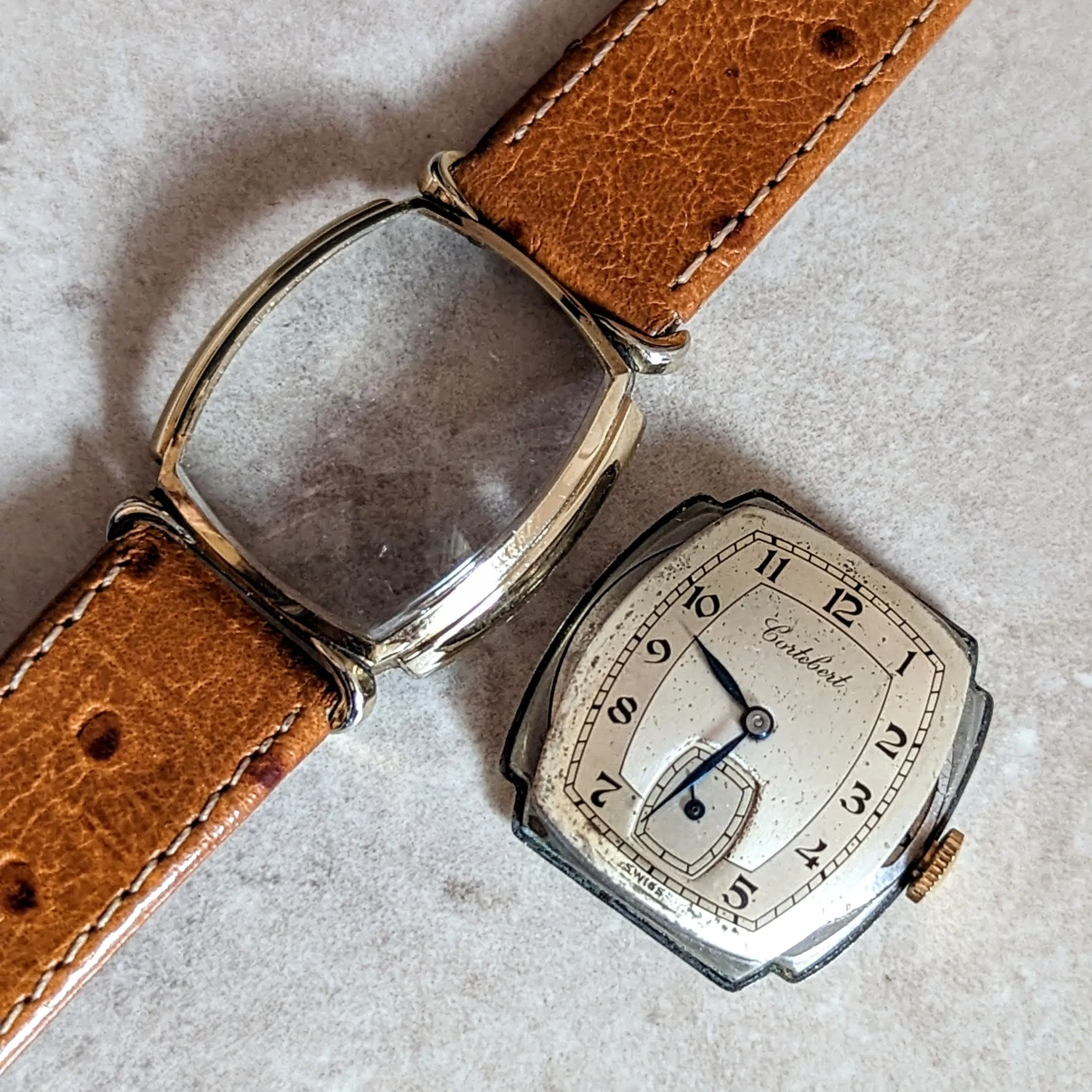 CORTEBERT Wristwatch 17 Jewels Cal. 665 Swiss Made Mechanical Watch