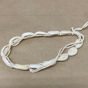 Cowrie Shell Bracelet / Anklet (1) - Large - White