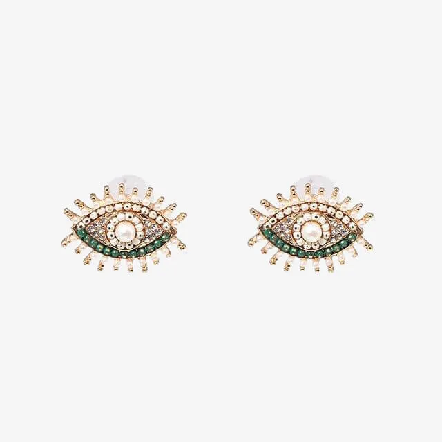crystal earrings party jewelry accessories cute pearl statement