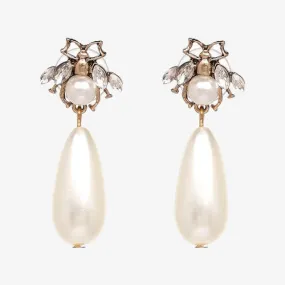 crystal earrings party jewelry accessories cute pearl statement