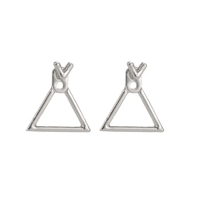Crystal Flower Stud Earrings for Women