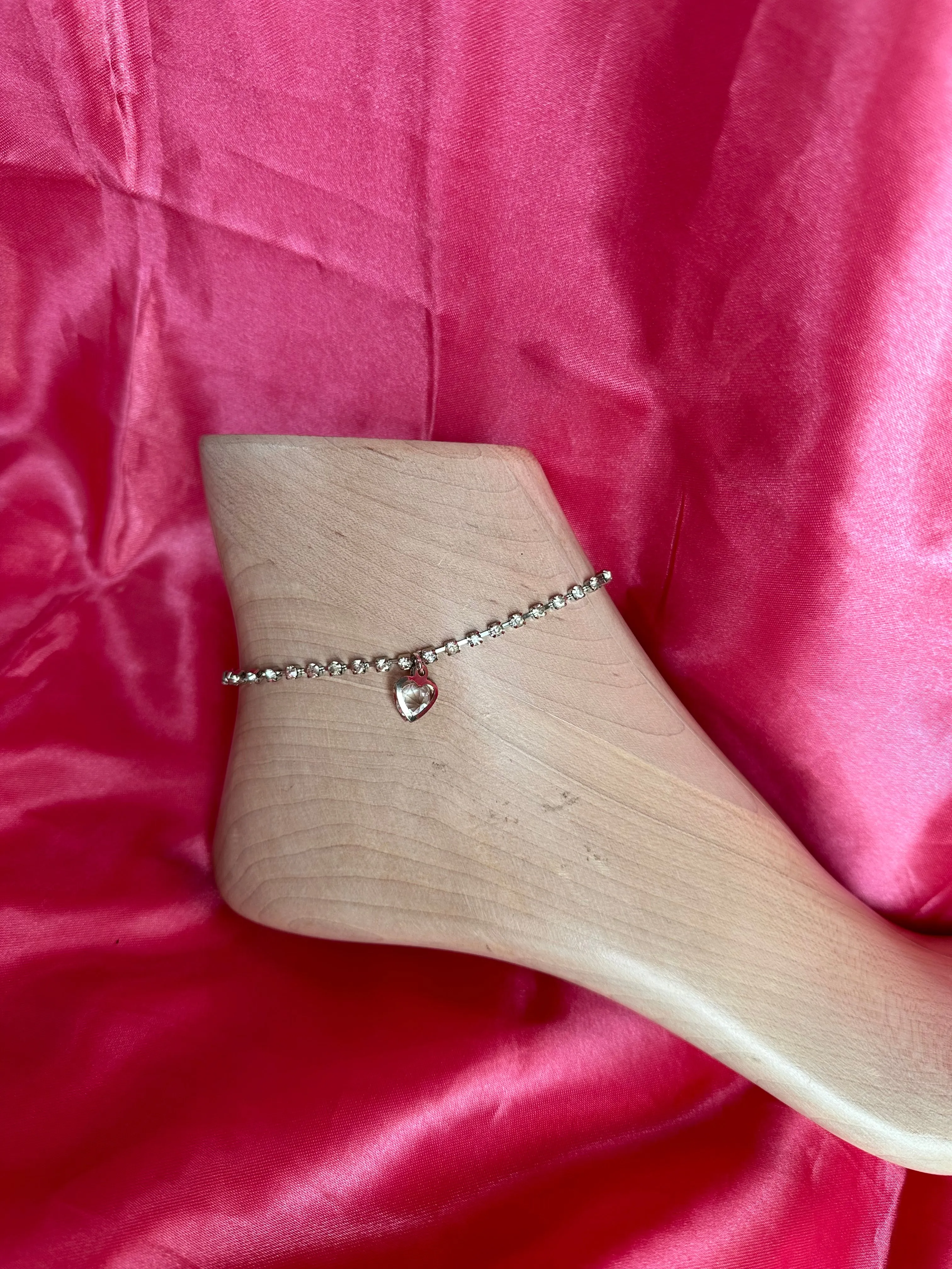 Crystal shape anklet