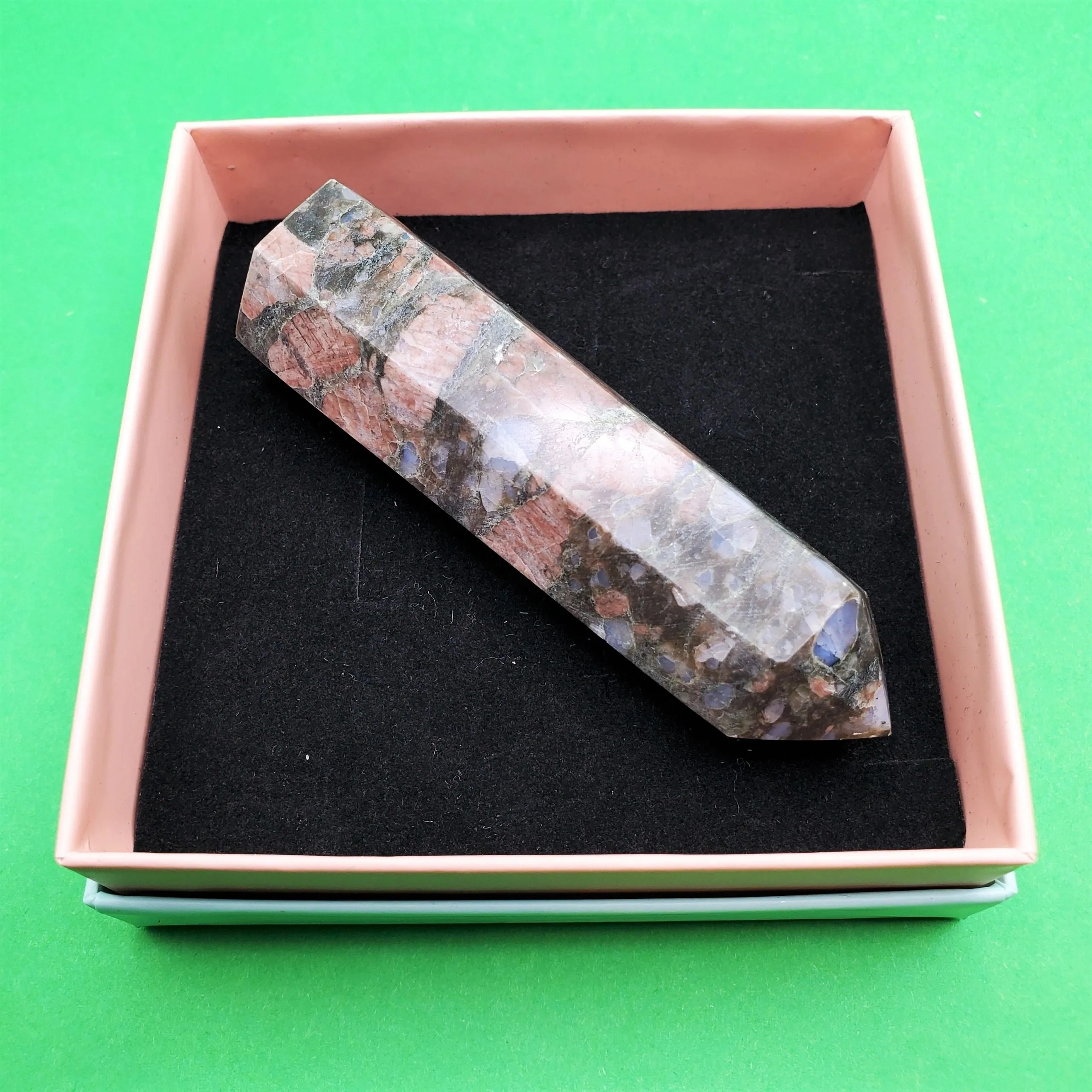 Crystal Towers | Que Sera, Crazy Lace Agate, Lemon Jade, Lapis Lazuli