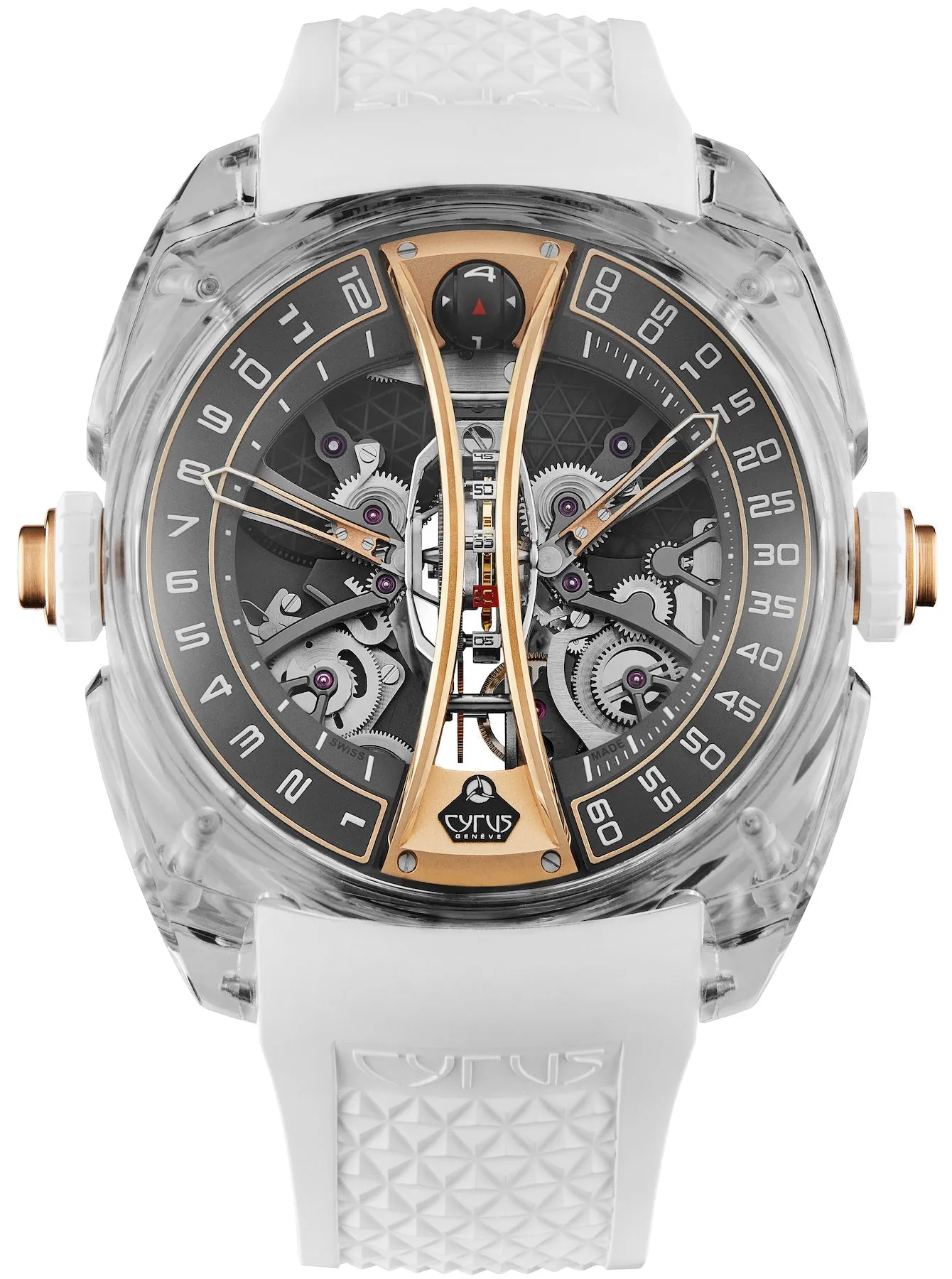 CYR Watch Klepcys Vertical Skeleton Tourbillon Sapphire Limited Edition