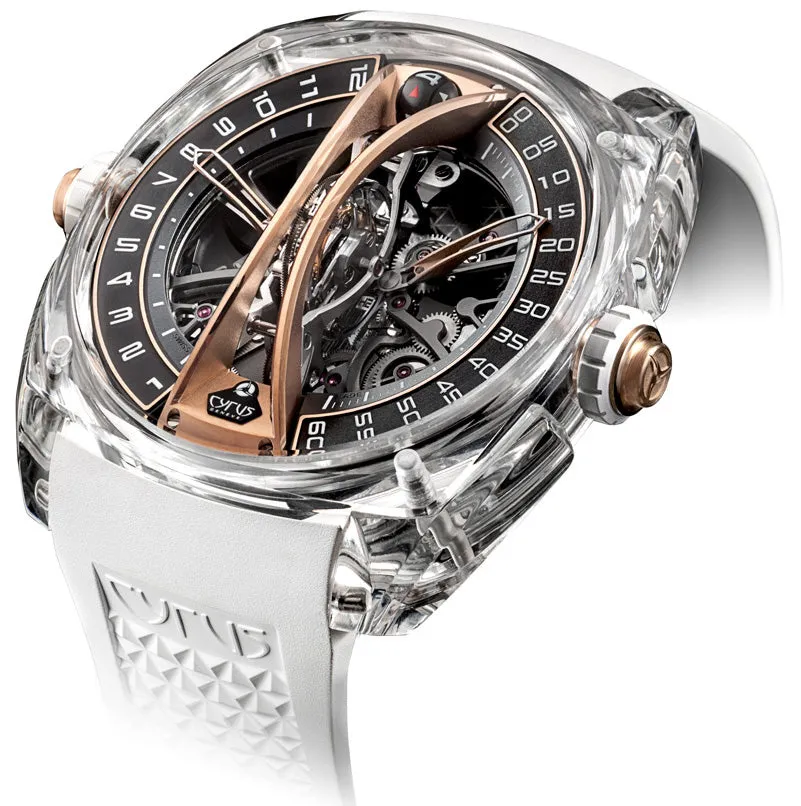 CYR Watch Klepcys Vertical Skeleton Tourbillon Sapphire Limited Edition