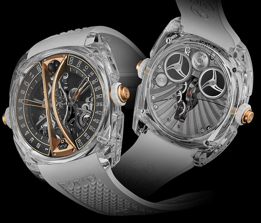 CYR Watch Klepcys Vertical Skeleton Tourbillon Sapphire Limited Edition