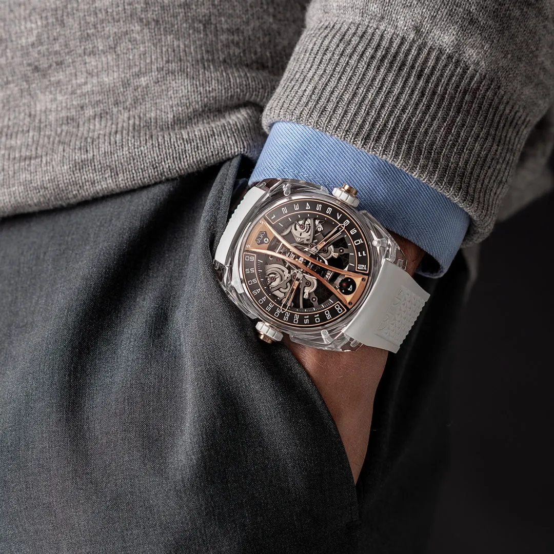 CYR Watch Klepcys Vertical Skeleton Tourbillon Sapphire Limited Edition