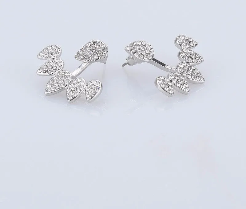 CZ Tear Jacket Studs