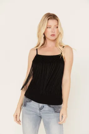 Damara Dancing Fringe Tank Top