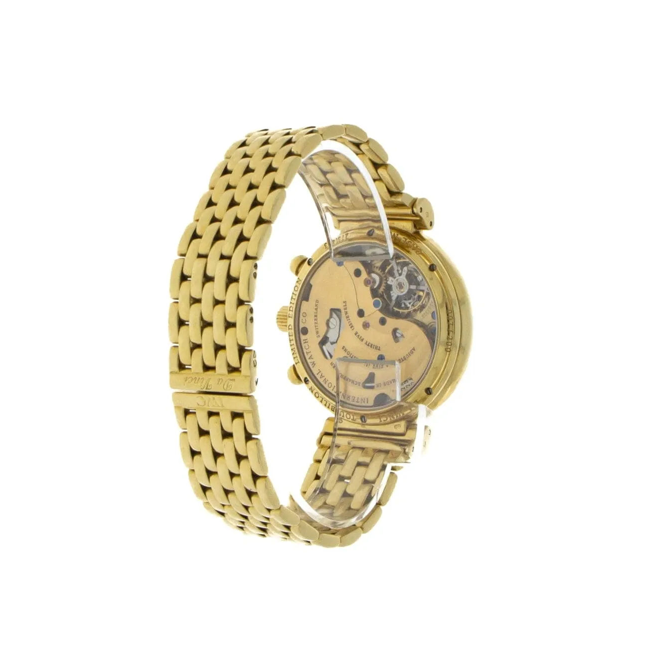 DaVinci Perpetual Calendar Chronograph Tourbillon with a Yellow Gold Bracelet