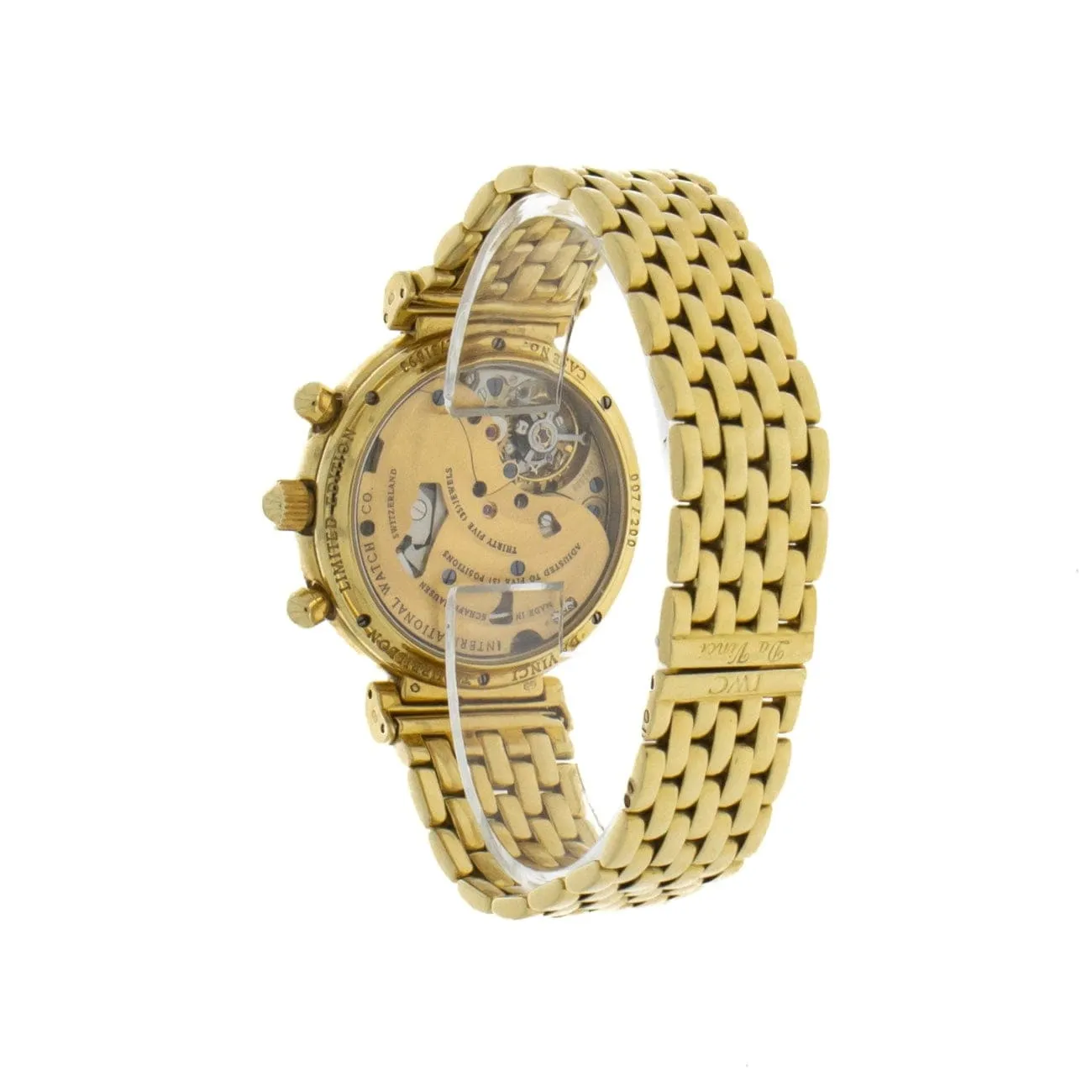 DaVinci Perpetual Calendar Chronograph Tourbillon with a Yellow Gold Bracelet