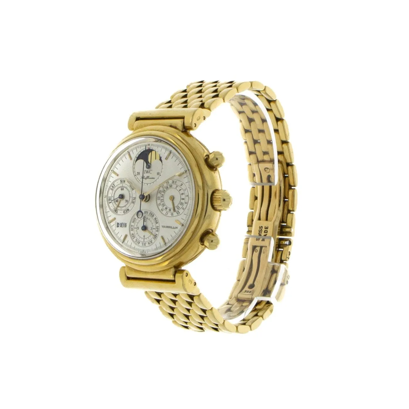 DaVinci Perpetual Calendar Chronograph Tourbillon with a Yellow Gold Bracelet