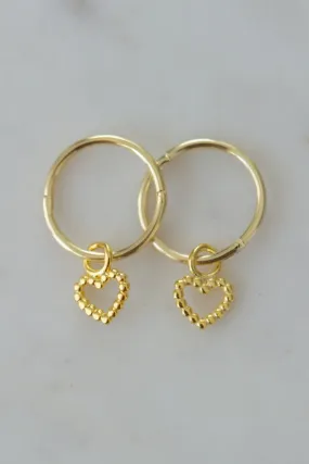 Dotty Love Gold Sleeper EOL Earrings