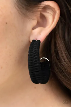 Earrings Rural Guru - Black E2342