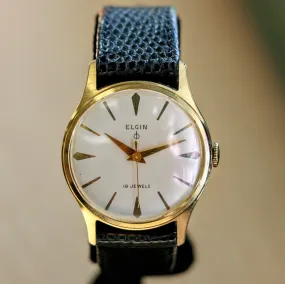 ELGIN DuraPower Wristwatch 19 Jewels Ref. 4254 Grade 752 Vintage U.S.A Watch