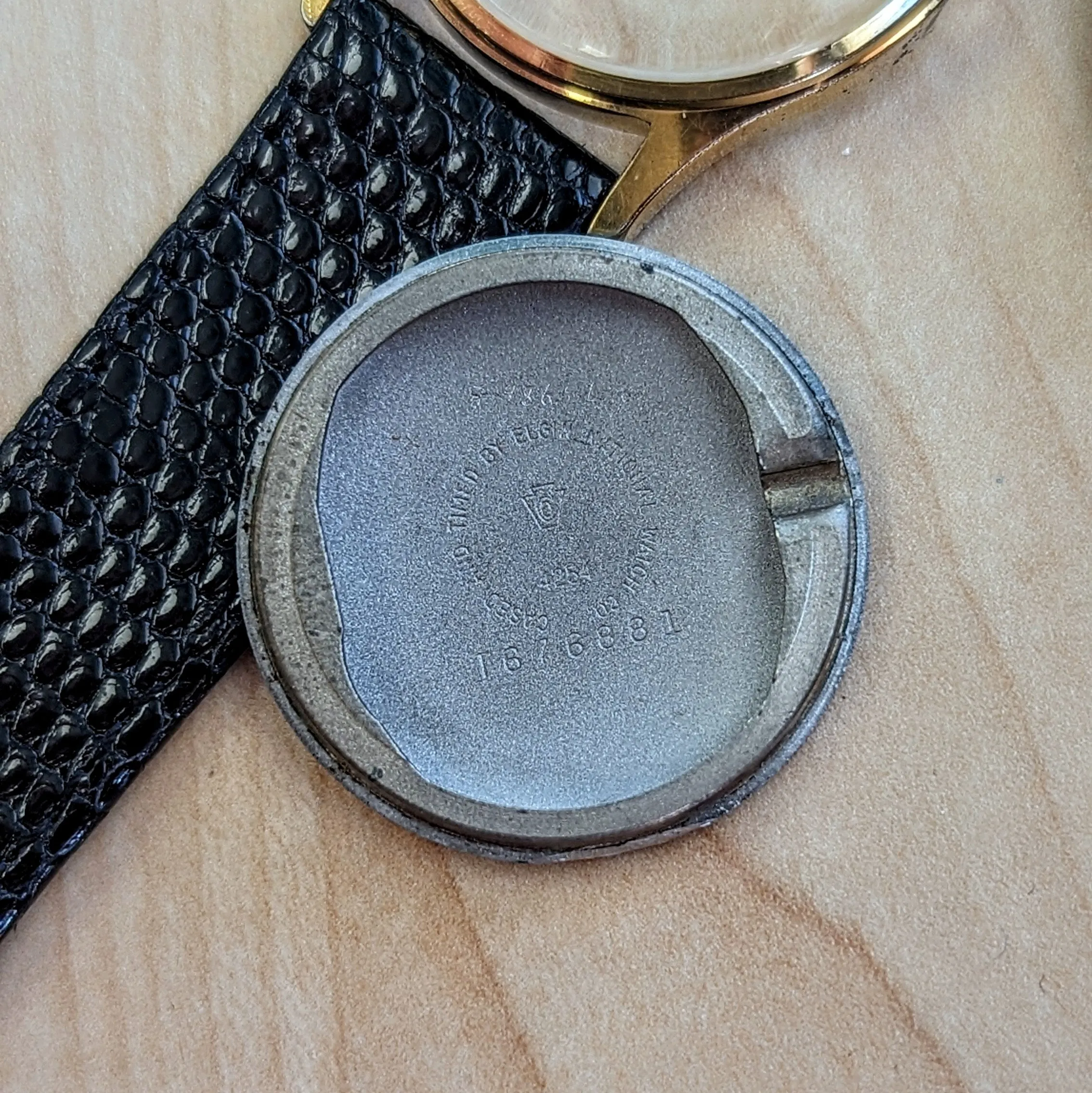 ELGIN DuraPower Wristwatch 19 Jewels Ref. 4254 Grade 752 Vintage U.S.A Watch