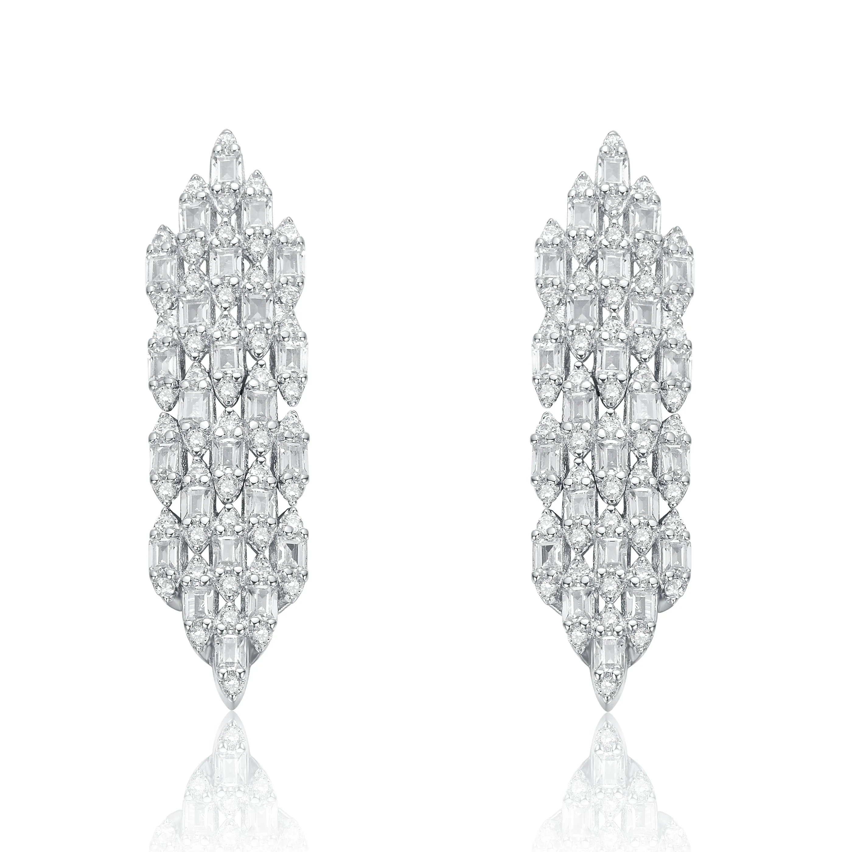 Eloise Cluster Dangle Earrings