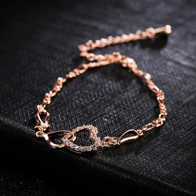 Fashion Bohemian Women Anklet Gold Leg Chain Big Rhinestone Anklets