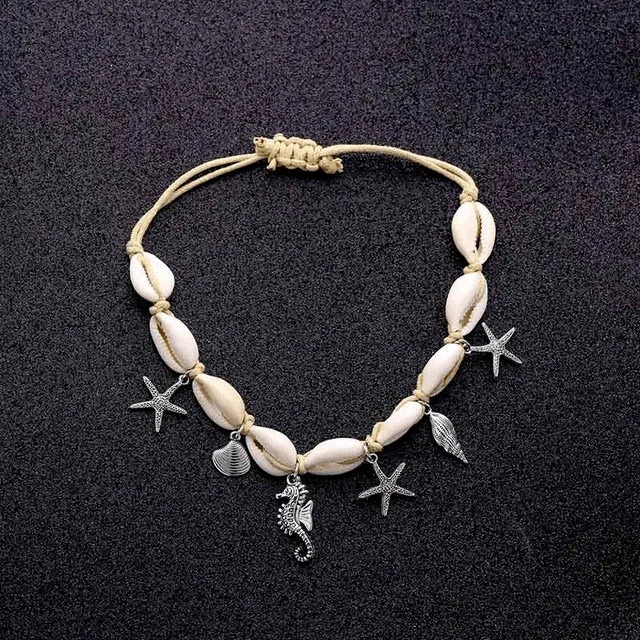 Fish Are Friends Handmade Rope Anklet - 6 Variants
