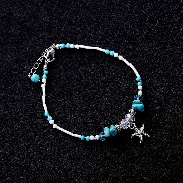Fish Are Friends Handmade Rope Anklet - 6 Variants