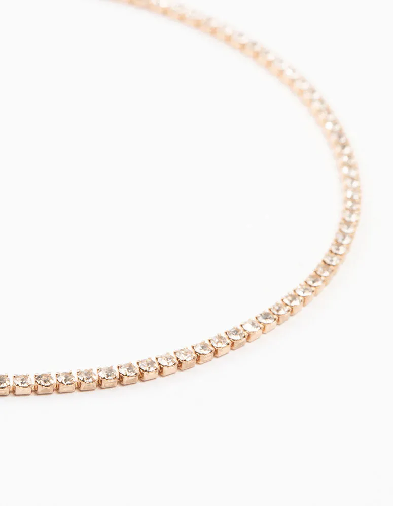 Gold Clover & Cup Chain Anklets 2-Pack