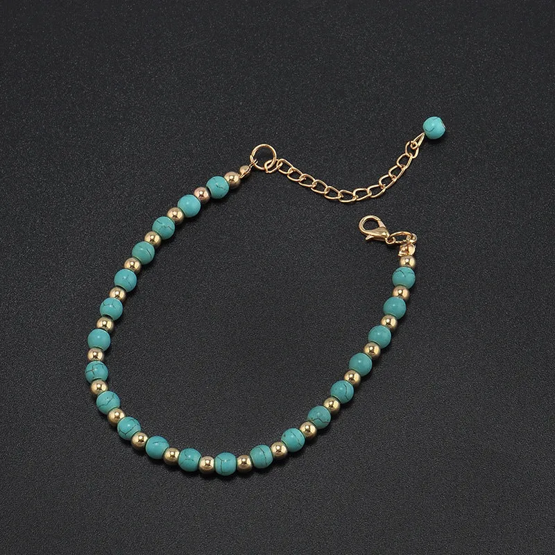Gold Color Sexy Boho Anklets Foot Chain Charm