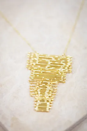 Gold Waterfall Necklace