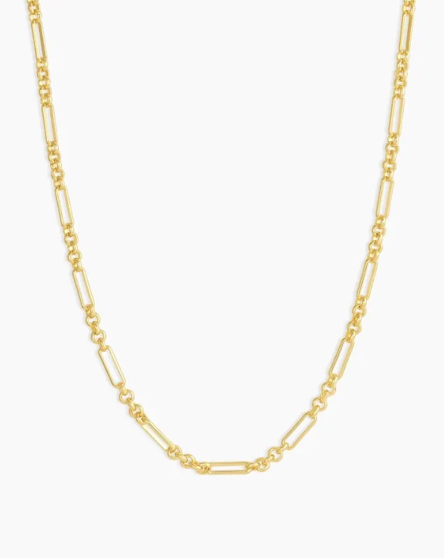 GORJANA REED MINI NECKLACE GOLD