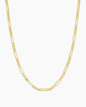 GORJANA REED MINI NECKLACE GOLD